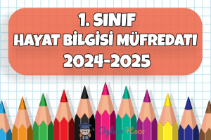 1. Sınıf Hayat Bilgisi Müfredatı 2024-2025 11 1. Sınıf Hayat Bilgisi Müfredatı 2024-2025
