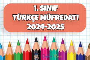 1. Sınıf Türkçe Müfredatı 2024-2025 13 1. Sınıf Türkçe Müfredatı 2024-2025