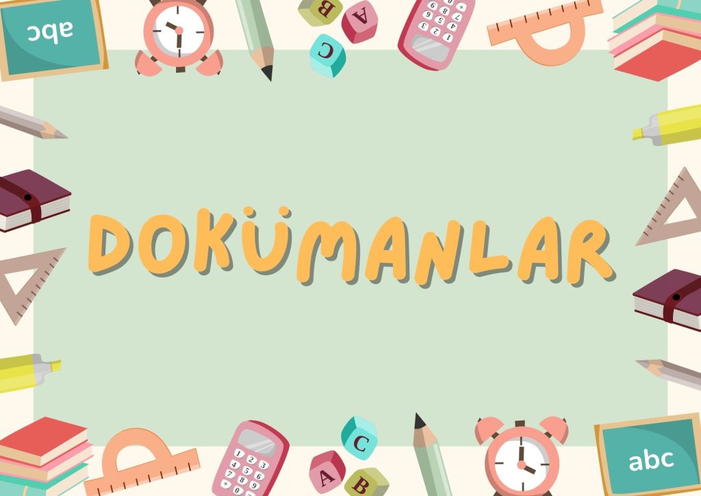 Dokümanlar 1 dokümanlar