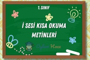 İ Sesi Kısa Okuma Metinleri 1 İ Sesi Kısa Okuma Metinleri