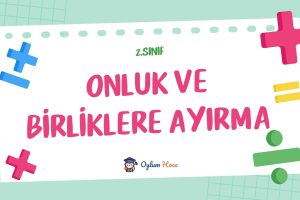 2. Sınıf Onluk ve Birliklere Ayırma 19 2. Sınıf Onluk ve Birliklere Ayırma