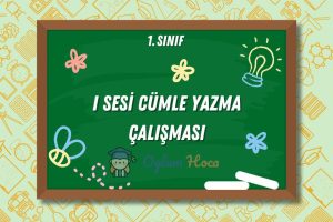 I Sesi Cümle Yazma Çalışması