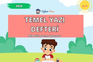 2024 Temel Yazı Defteri 9 2024 Temel Yazı Defteri
