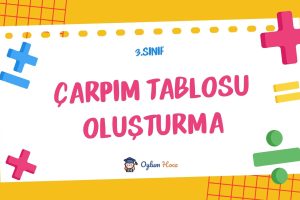 3. Sınıf Çarpım Tablosu Oluşturma 17 3. Sınıf Çarpım Tablosu Oluşturma