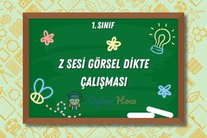 Z Sesi Görsel Dikte Çalışması 3 Z Sesi Görsel Dikte Çalışması
