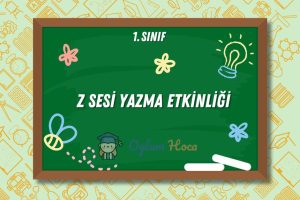 Z Sesi Yazma Etkinliği 5 Z Sesi Yazma Etkinliği
