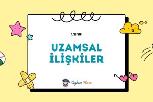 1. Sınıf Matematik Uzamsal İlişkiler 1 1. Sınıf Matematik Uzamsal İlişkiler