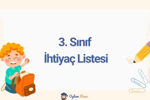 3. Sınıf İhtiyaç Listesi 7 3. Sınıf İhtiyaç Listesi